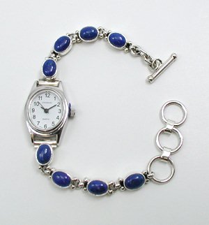 Hand made Native American Indian Jewelry; Sterling Silver Watch