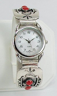 Native American Navajo Indian inlay ladies watch