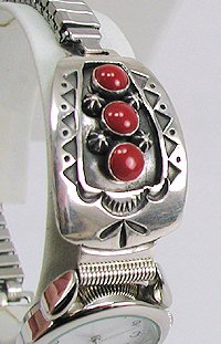 Native American Navajo Indian inlay ladies watch