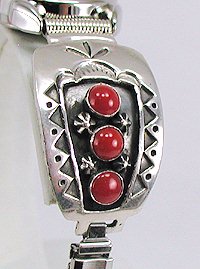 Native American Navajo Indian inlay ladies watch