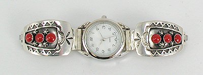 Native American Navajo Indian inlay ladies watch