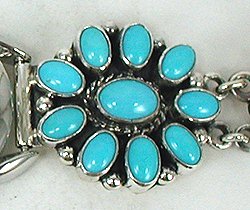 Hand made Native American Indian Jewelry; Navajo Sterling Silver Watch