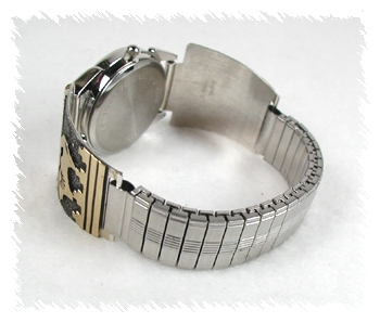 Hand made Native American Indian Jewelry; Navajo Sterling Silver Watch