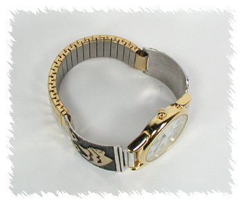 Hand made Native American Indian Jewelry; Navajo Sterling Silver Watch