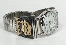 Hand made Native American Indian Jewelry; Navajo Sterling Silver watch  bracelet