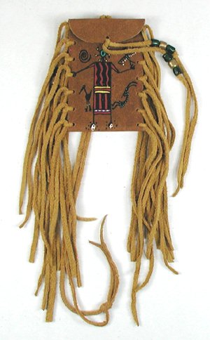  Indian Buckskin Medicine Bag