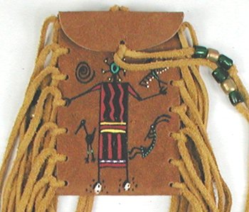  Indian Buckskin Medicine Bag