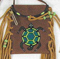  Indian Buckskin Medicine Bag