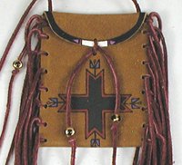  Indian Buckskin Medicine Bag
