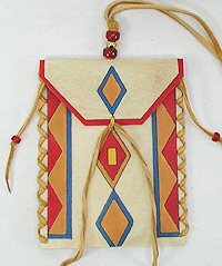 Indian Buckskin Medicine Bag