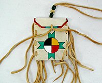 Indian Buckskin Medicine Bag