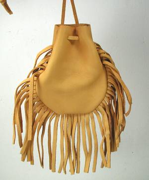 Native American Indian Buckskin Medicine Bag