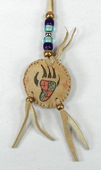 Native American Indian Buckskin Sage Bag