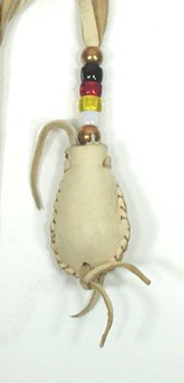 Native American Indian Buckskin Sage Bag