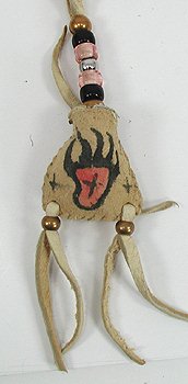 Native American Indian Buckskin Sage Bag