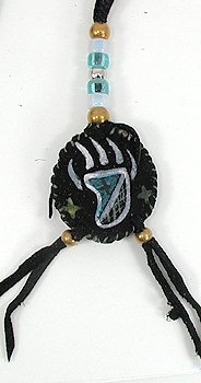 Native American Indian Buckskin Sage Bag