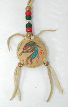 Native American Indian Buckskin Sage Bag