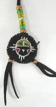 Native American Indian Buckskin Sage Bag