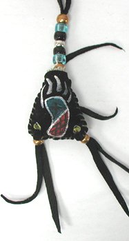 Native American Indian Buckskin Sage Bag