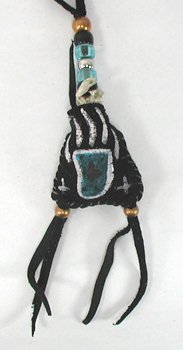 Native American Indian Buckskin Sage Bag