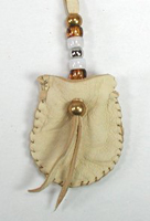 Native American Indian Buckskin Medicine Bag