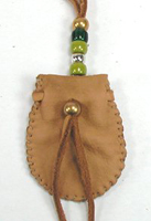 Native American Indian Buckskin Medicine Bag
