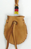 Native American Indian Buckskin Medicine Bag