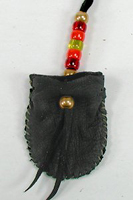 Native American Indian Buckskin Medicine Bag