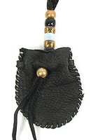 Native American Indian Buckskin Medicine Bag