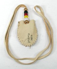 Native American Indian Buckskin Medicine Bag