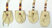 Native American Indian Buckskin Medicine Bag
