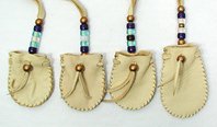 Native American Indian Buckskin Medicine Bag