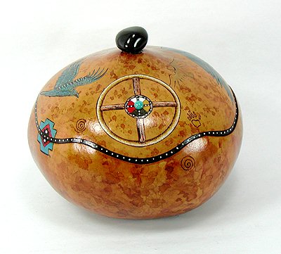 Hawk Spirit Ceremonial Smudge Prayer Jewelry Box