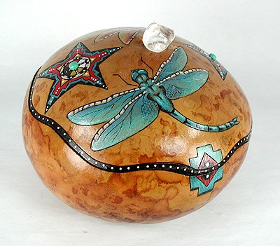 Dragonfly Spirit Ceremonial Smudge Prayer Jewelry Box