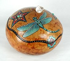 Native American Indian ceremonial horse jewelry box