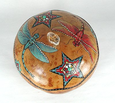 Dragonfly Spirit Ceremonial Smudge Prayer Jewelry Box