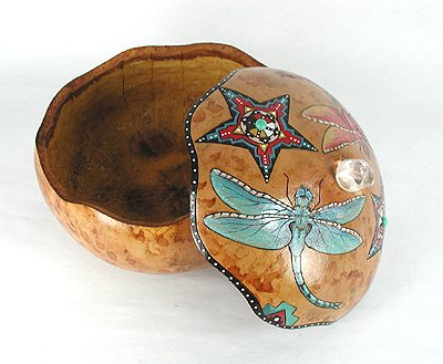 Dragonfly Spirit Ceremonial Smudge Prayer Jewelry Box