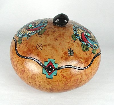 Turtle Spirit Ceremonial Smudge Prayer Jewelry Box
