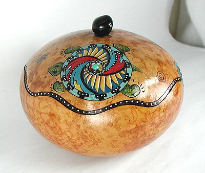 Turtle Spirit Ceremonial Smudge Prayer Jewelry Box