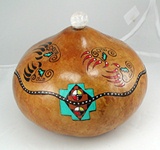 Native American Indian ceremonial horse jewelry box