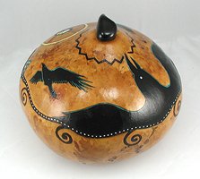 Native American Indian ceremonial horse jewelry box