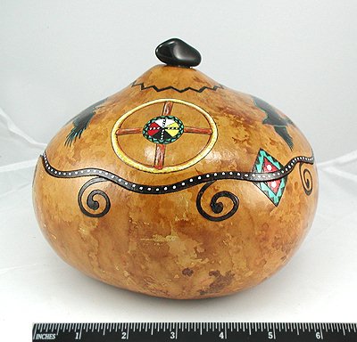 Hawk Spirit Ceremonial Smudge Prayer Jewelry Box