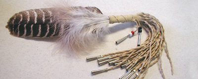 Smudge Fan Feather 