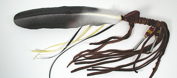 Smudge Fan Feather 