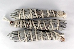 Native American Indian Sacred Smoke Bowl Blessing Smudge white sage