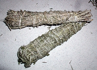 Native American Indian Sacred Smoke Bowl Blessing Smudge Wyoming sage