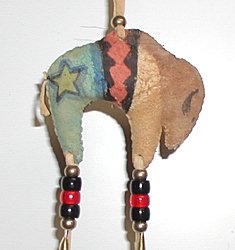 Native American Indian Buckskin Spirit Buffalo