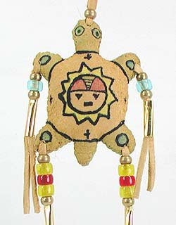Native American Indian Buckskin Spirit Turtle