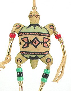 Native American Indian Buckskin Spirit turtle