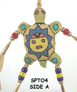 Native American Indian Buckskin Spirit Turtle